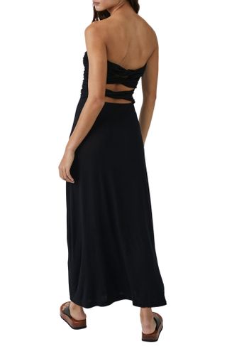 Free People + Embrace Strapless Convertible Maxi Dress