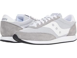 Saucony Originals + Hornet Sneakers in Grey/White