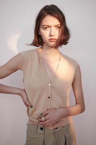 Zara + Basic Knit Vest