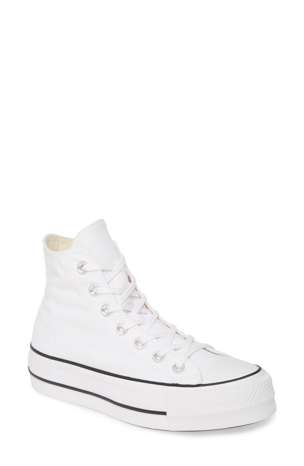 white platform chucks