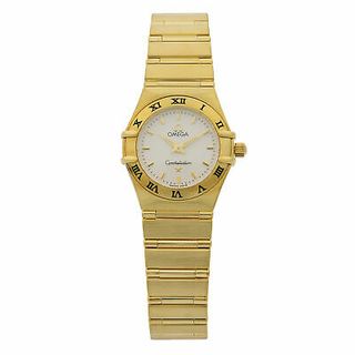 Omega + Constellation Solid 18k Yellow Gold Watch