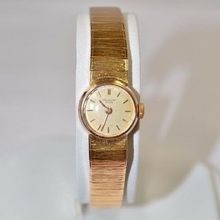 Patek Philippe + W376 Ladies 18k Gold Watch Bracelet