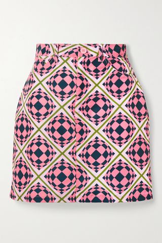 Maisie Wilen + Primetime Printed Shell Mini Skirt