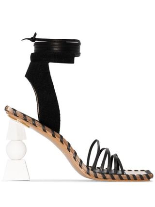 Jacquemus + Valérie 105mm Wrap-Tie Sandals