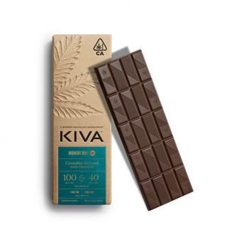 Kiva Confections + Midnight Mint Dark Chocolate CBN