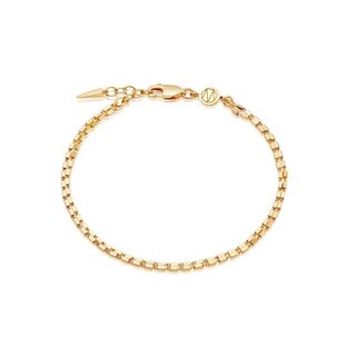 Missoma + Gold Box Link Double Chain Bracelet