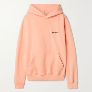 Sporty & Rich + Embroidered Cotton-Jersey Hoodie