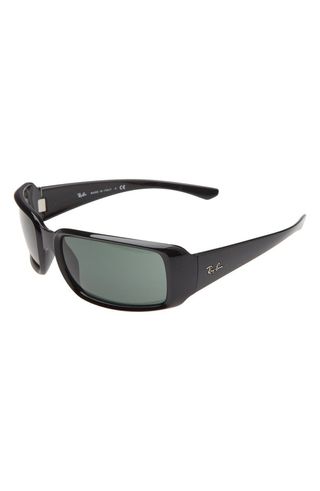 RAY-BAN + 59mm Rectangle Wrap Sunglasses