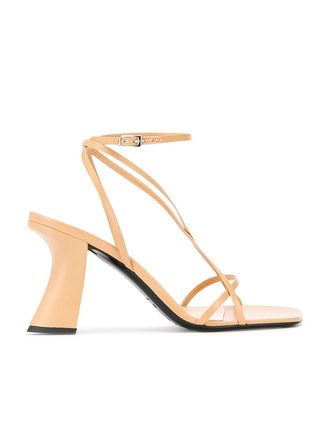 By Far + Curved Heel Sandals