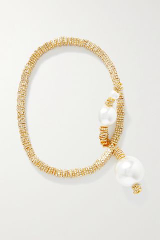 Pearl Octopuss.y + Golden Snake Convertible Necklace