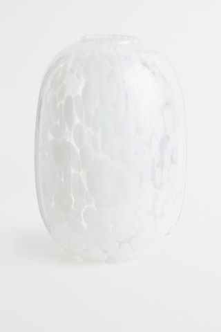 H&M + Patterned Large Glass Vase
