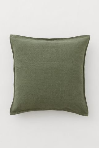 H&M + Washed Linen Cushion Cover