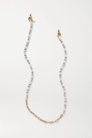 Éliou + Arther Gold-Plated, Pearl and Bead Sunglasses Chain