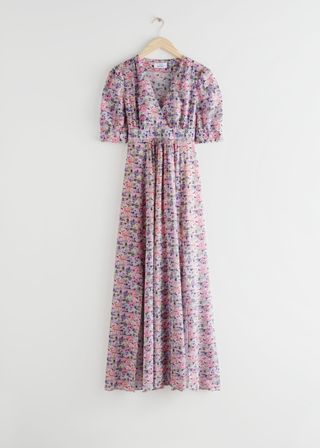 & Other Stories + Floral Print Maxi Dress