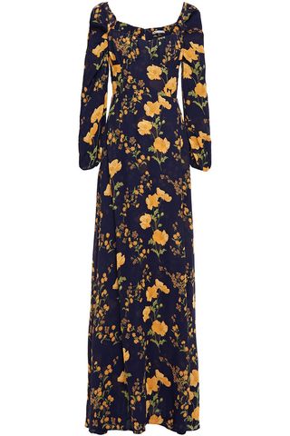 Reformation + Bernadette Floral Maxi Dress