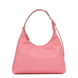 Staud + Scotty Pink Leather Shoulder Bag