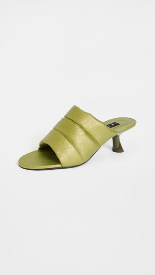 Simon Miller + Vegan Tee Heel Sandals