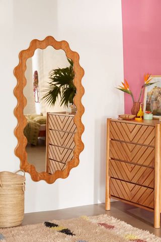 Urban Outfitters + Roma Wavy Wall Mirror