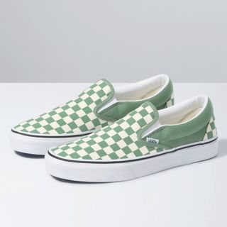Vans + Checkerboard Classic Slip On Sneakers