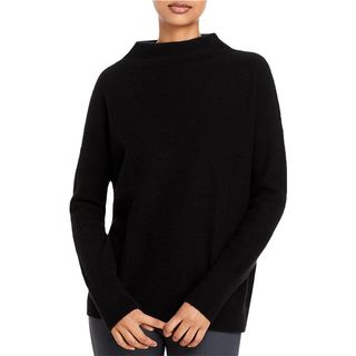 Vince + Boiled Cashmere Funnel Neck Sweater