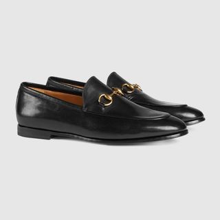 Gucci + Jordan Leather Loafers