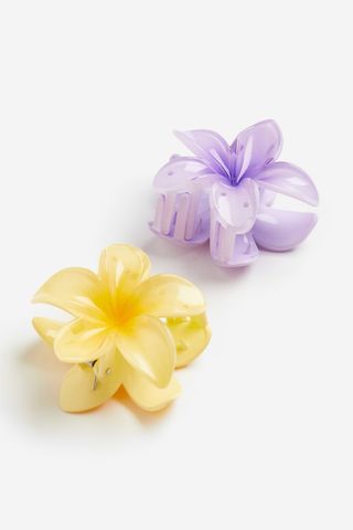 H&M + 2-Pack Flower-Shaped Hair Claws