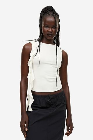 H&M + Tank Top With Strap Detail