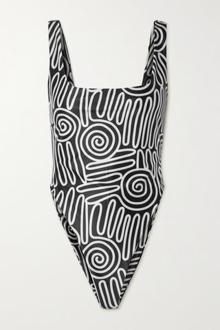 Mara Hoffman + Idalia Printed Recycled Swimsuit
