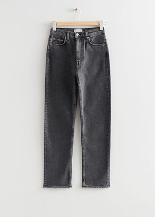 & Other Stories + Slim Cut Jeans in Mid Grey