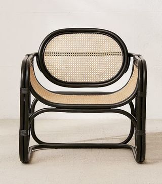 Urban Outfitters + Marte Lounge Rattan & Wood Chair