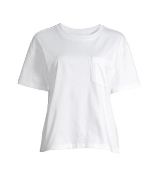 Time and Tru + Pima Cotton Boyfriend T-Shirt
