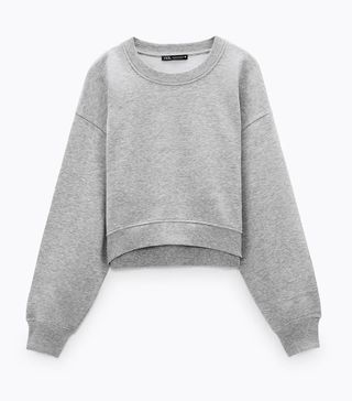 Zara + Basic Sweatshirt Trf