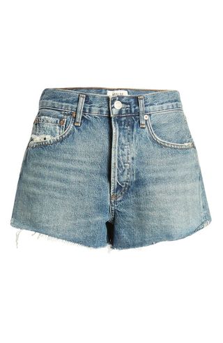 Agolde + Parker Organic Cotton Cutoff Denim Shorts