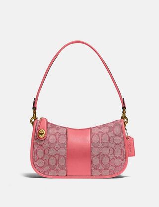 Coach + Swinger Bag in Signature Jacquard