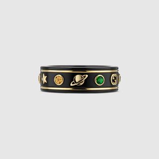 Gucci + Icon Ring With Gemstones