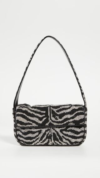 Staud + Tommy Bag in Black/White