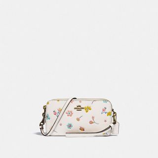 Coach + Kira Crossbody With Watercolor Floral Print