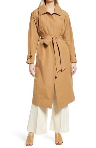 Nordstrom + Pleated Back Trench Coat
