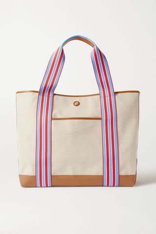 Paravel + Cabana Leather and Canvas Tote