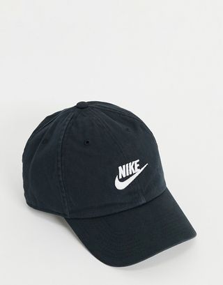 Nike + H86 Futura Washed Cap in Black/White