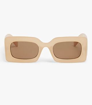 Monki + Retangular Retro Sunglasses