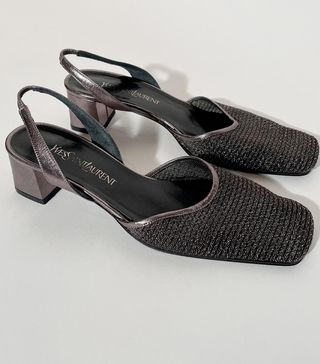 Yves Saint Laurent + Slingback Sandals