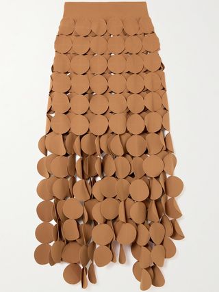 A.W.A.K.E. Mode + Cutout Cotton-Blend Twill Skirt