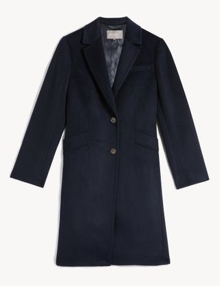 Jaeger + Pure Wool Boyfriend Coat