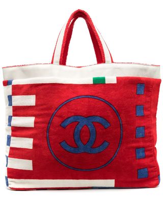 Chanel + Pre-Owned Jumbo Cc Tote Bag