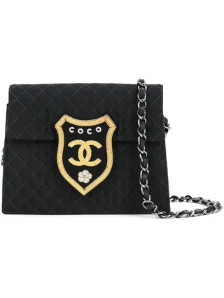 Chanel + Pre-Owned Coat of Arms Shoulder Bag