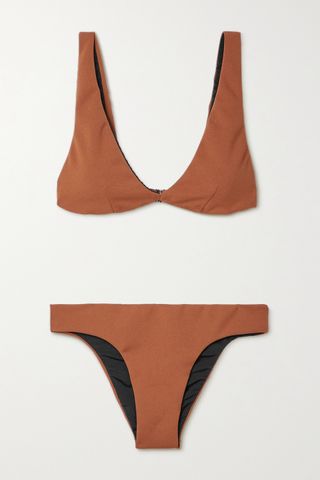 Haight + Brown Grazi Crepe Bikini