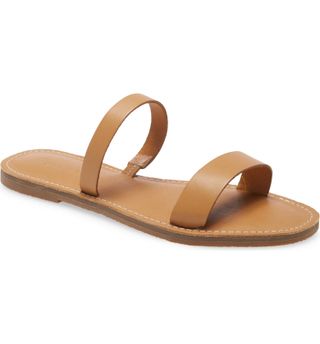 Madewell + The Boardwalk Double-Strap Slide Sandals