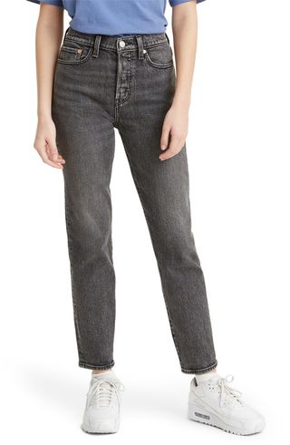 Levi's + Wedgie Icon Fit High Waist Ankle Straight Leg Jeans