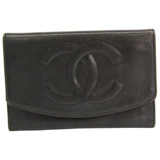 Chanel + Leather Wallet